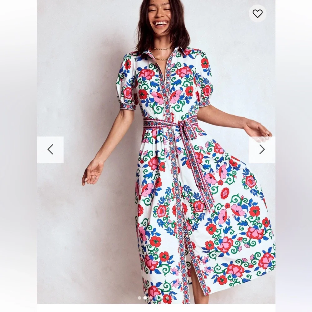 Alexa Maxi Shirtdress NWT - Picture 2 of 8